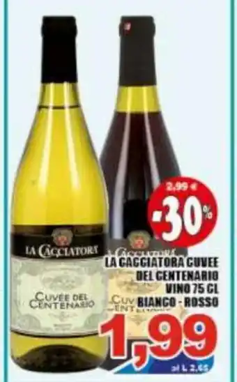 Gros La Cacciatora Cuvee Del Centenario Vino 75 cl Bianco - Rosso offerta