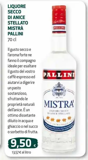 Coop Liquore secco di anice stellato mistrà pallini offerta