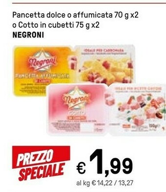 Iper La Grande Negroni Pancetta offerta