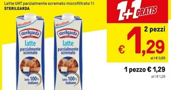 Iper La Grande Latte parzialmente scremato offerta