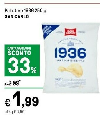 Iper La Grande San Carlo Patatine fritte offerta