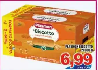 Gros Plasmon Biscotto 2 x 600 g offerta