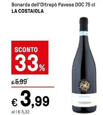 Iper La Grande Dell Vino rosso offerta