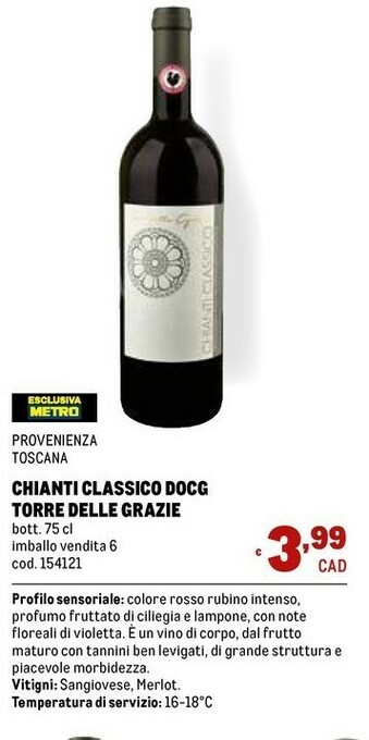 Metro Chianti offerta