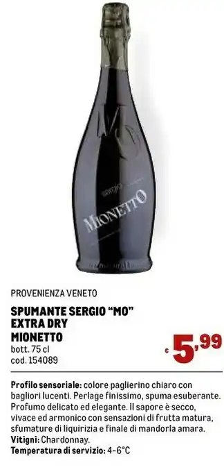 Metro Mionetto Spumante offerta