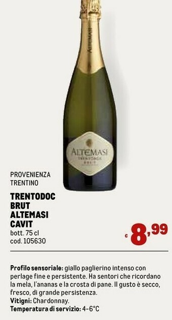 Metro Brut Spumante offerta