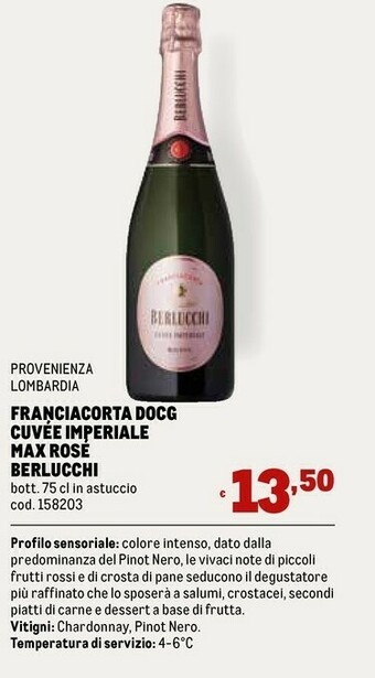 Metro Franciacorta Spumante offerta