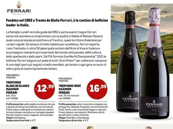Metro Ferrari Prosecco offerta