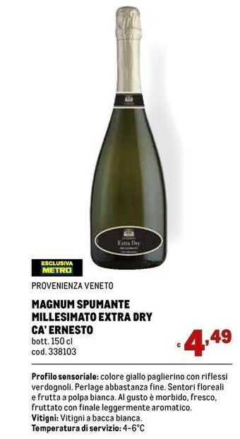 Metro Magnum Prosecco offerta