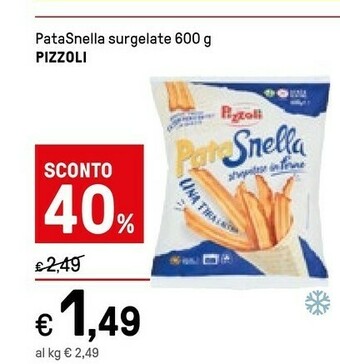 Iper La Grande Pizzoli Patatine offerta