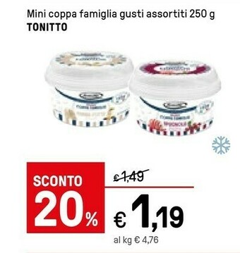 Iper La Grande Tonitto Gelato offerta