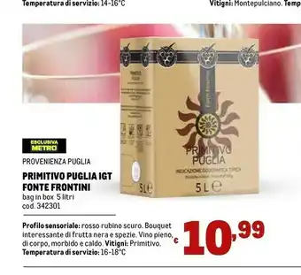 Metro Trebbiano Prosecco offerta