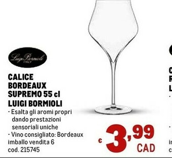 Metro Bicchieri offerta