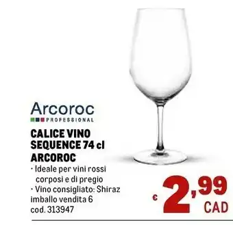 Metro Arcoroc Servizio piatti offerta