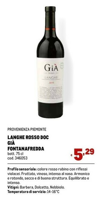 Fontanafredda Vino rosso