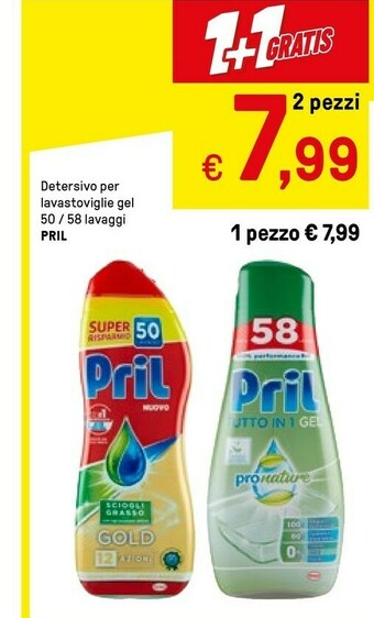 Iper La Grande Pril Detersivo lavastoviglie offerta