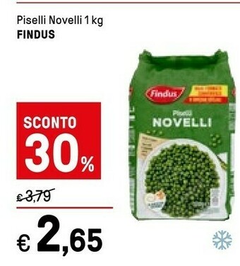 Iper La Grande Findus Piselli offerta