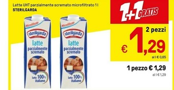 Iper La Grande Latte parzialmente scremato offerta