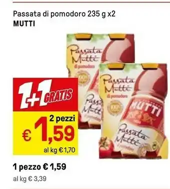 Iper La Grande Ponti Passata di pomodoro offerta