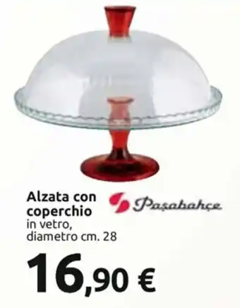 Esselunga Alzata con coperchio cm. 28 offerta