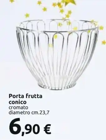 Esselunga Porta frutta conico cm.23,7 offerta
