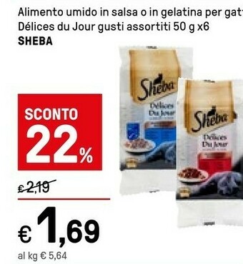 Iper La Grande Sheba Cibo per gatti offerta