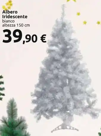 Esselunga Albero Iridescente 150 cm offerta