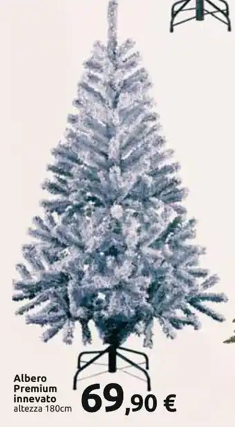 Esselunga Albero Premium innevato 180cm offerta