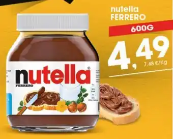 Eurospar Ferrero Nutella 600g offerta