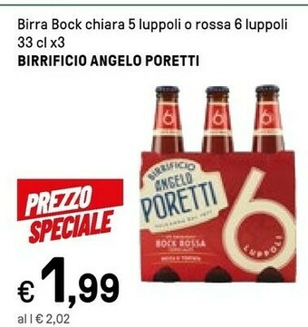 Birrificio Angelo Poretti Birra Bock Chiara 5 Luppoli O Rossa 6 Luppoli