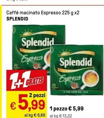 Iper La Grande Splendid Caffè offerta