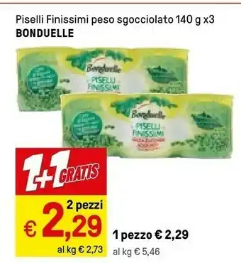 Iper La Grande Bonduelle Pesto offerta