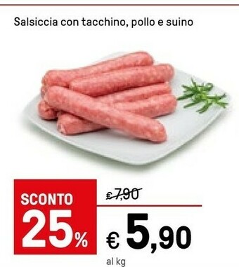 Iper Salsiccia Con Tacchino Pollo E Suino