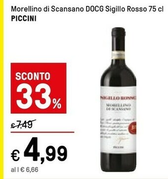 Iper La Grande Piccini Vino rosso offerta