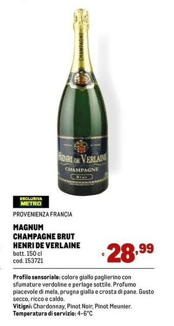 Metro Blanc Prosecco offerta