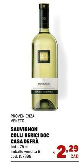 Metro Prosecco offerta