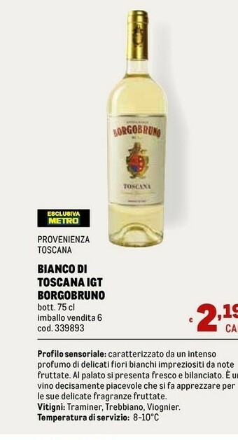 Metro Chianti offerta