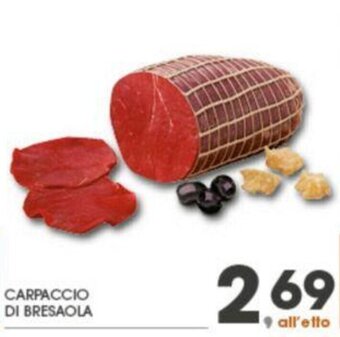 Eurospar Carpaccio di Bresaola offerta