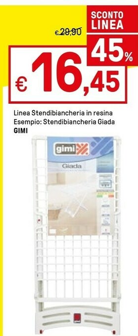 Iper La Grande Gimi Stendibiancheria offerta