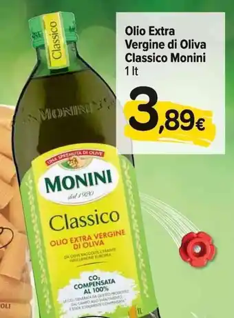 Carrefour Express Monini Olio Extra Vergine di Oliva Classico 1 lt offerta