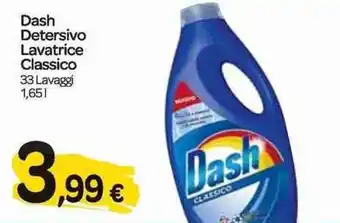 Carrefour Express Dash Detersivo Lavatrice Classico 1,65 l offerta