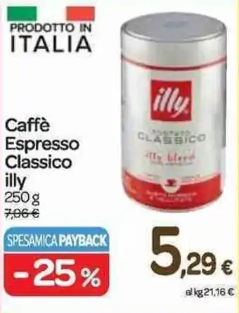 Carrefour Express illy Caffè Espresso Classico 250 g offerta