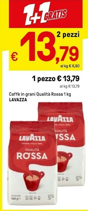 Iper La Grande Lavazza Caffè offerta