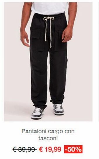Pantaloni cargo con tasconi