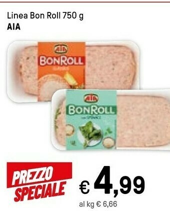 Iper La Grande Aia Bon Roll Con Spinaci 750 G(ml) offerta