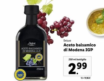 Lidl Aceto balsamico di modena igp offerta