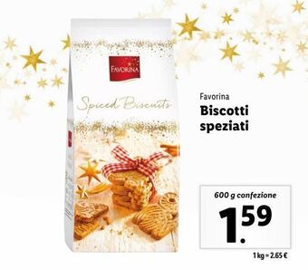 Lidl Biscotti speziati offerta