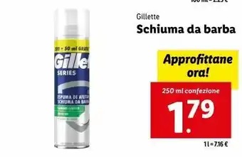 Lidl Schiuma da barba offerta