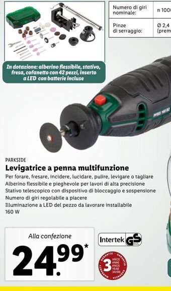 Lidl Levigatrice a penna multifunzione offerta