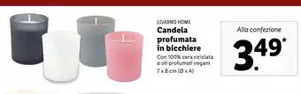 Lidl Candela profumata in bicchiere offerta